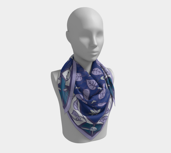 Iris Square Scarf