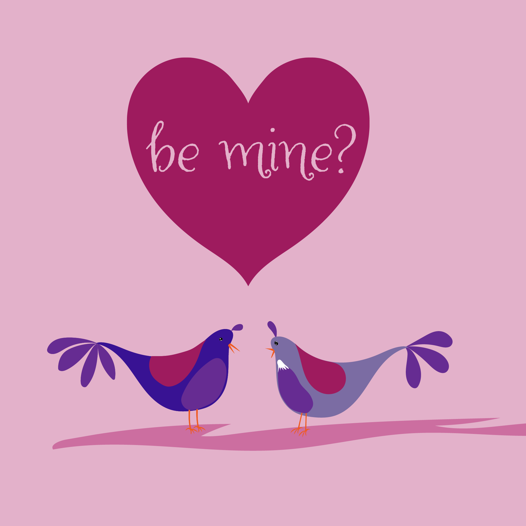 Lovebirds Downloadable Art Print