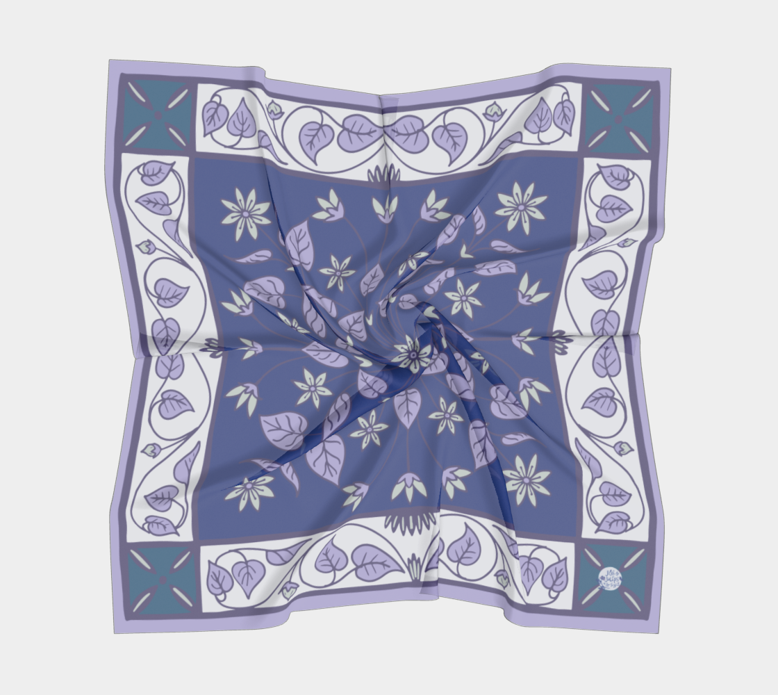 Iris Square Scarf